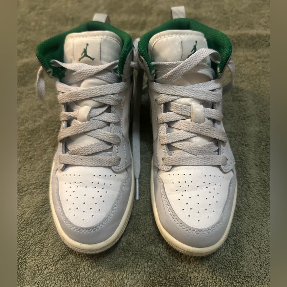 Air Jordan Kids' Sneakers White and Green